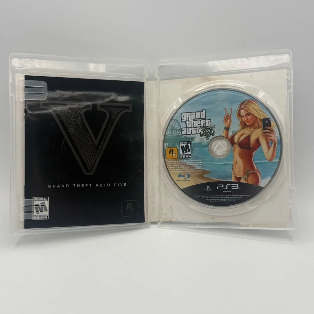 Rockstar Grand Theft Auto V PS3 N/A Multicolor Excellent Action Adventure Game